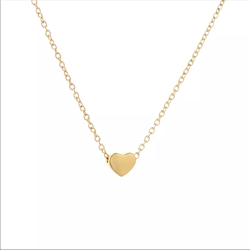 Dainty gold tone heart necklace 💖 - Picture 2 of 4
